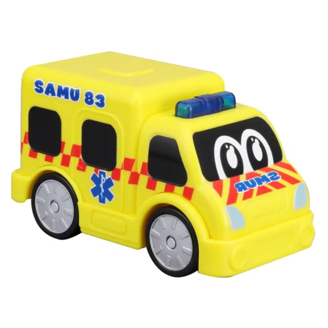 Bburago Junior Emergency Team, 3-Pack Die-Cast Vehicles, Multicolored With Sound & Light