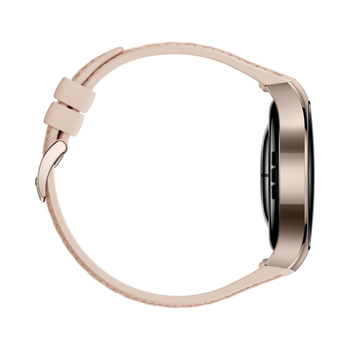 Huawei Smart Watch 5 42mm SOC-AL00, Sand Gold Stainless Steel Case with Beige Strap