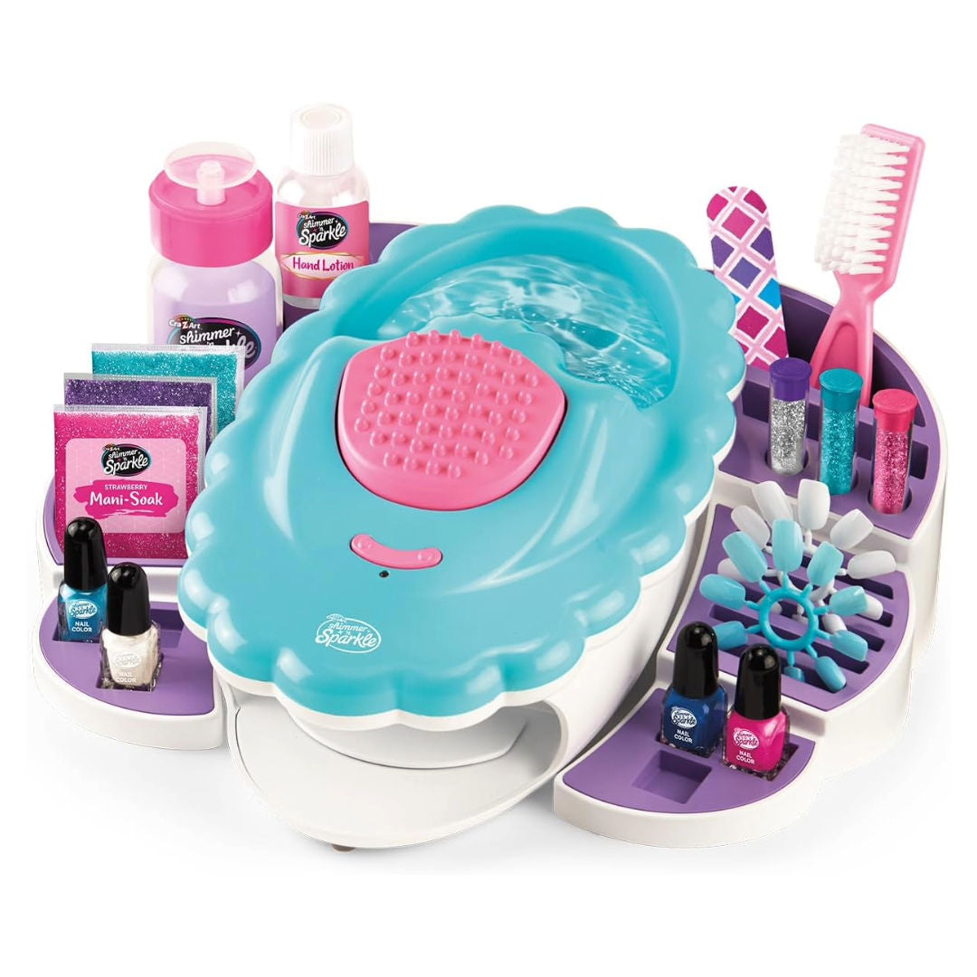 Cra-Z-Art Shimmer 'n Sparkle Ultimate Nail Spa Kit, 8+ Years