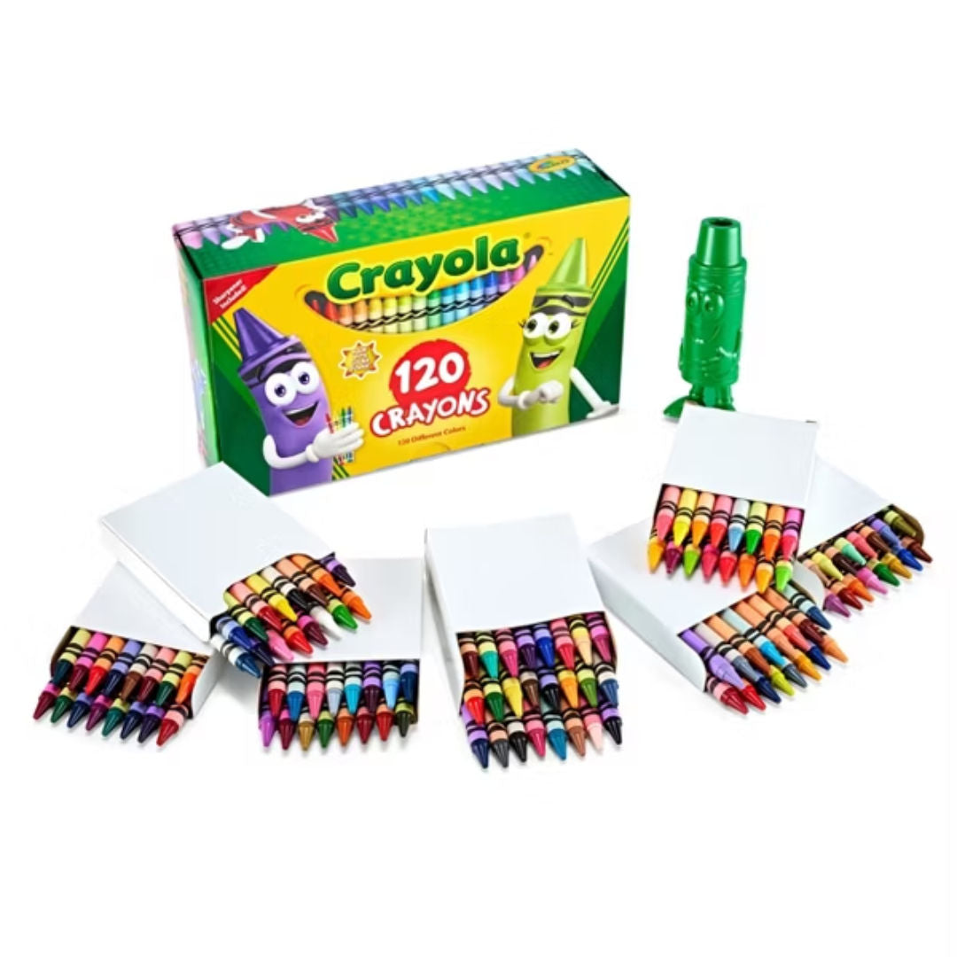 Crayola Classic Crayon Colors Set, 120 Pieces