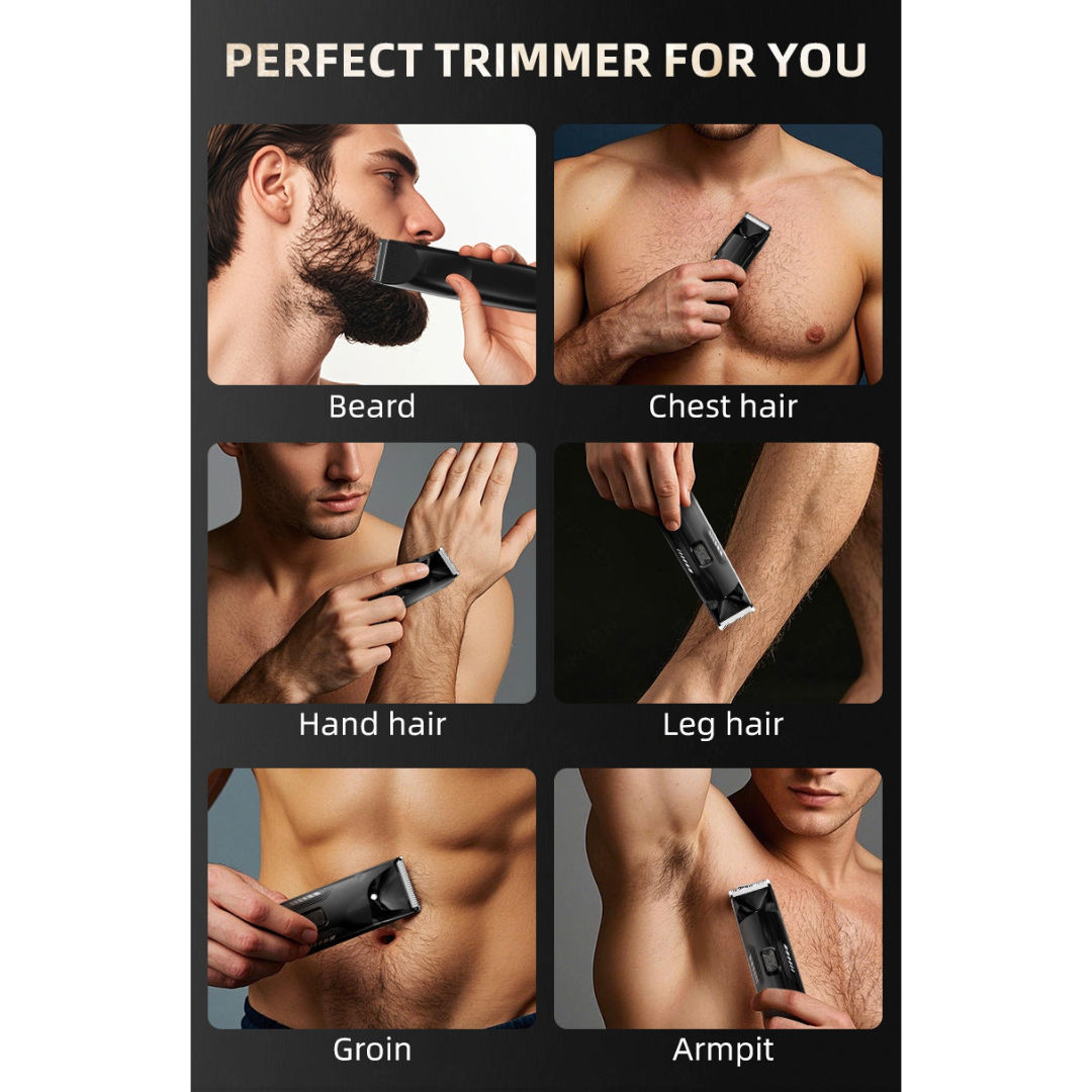 ENCHEN Spark 3 Cordless Body & Groin Hair Trimmer, Waterproof, 4 Guide Combs, USB Rechargeable