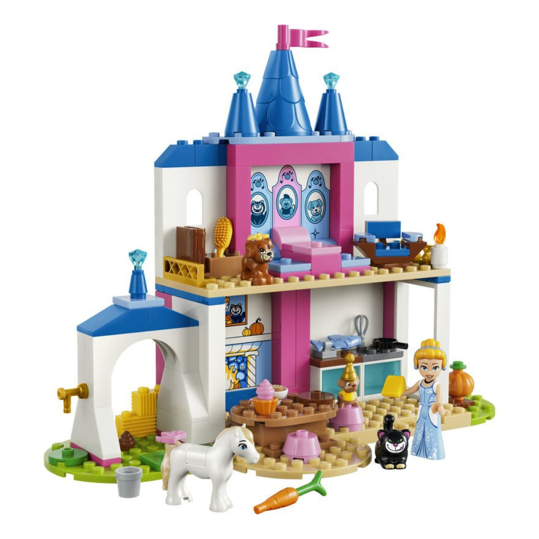 LEGO Disney Princess Cinderella Animal Friends Castle Building Set, For Age 4+ Years