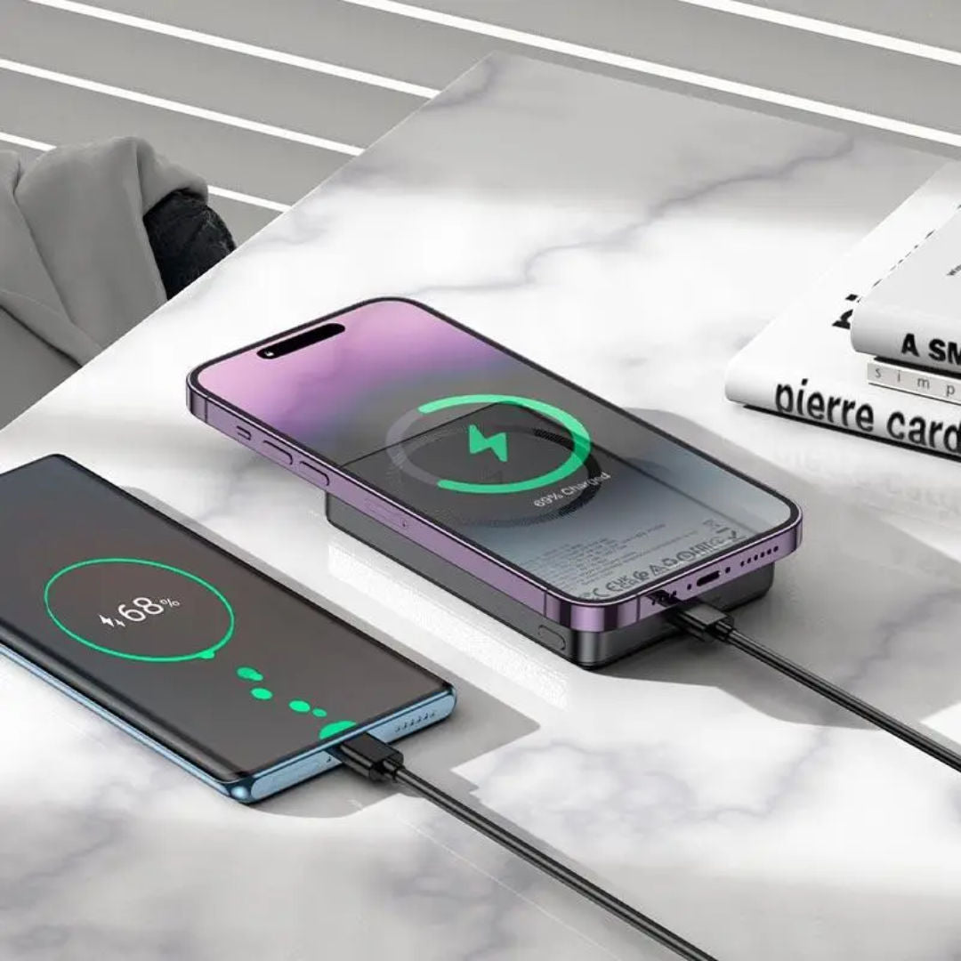 Hoco Q34 10000mAh Clever PD20W magnetic fast charging power bank with digital display