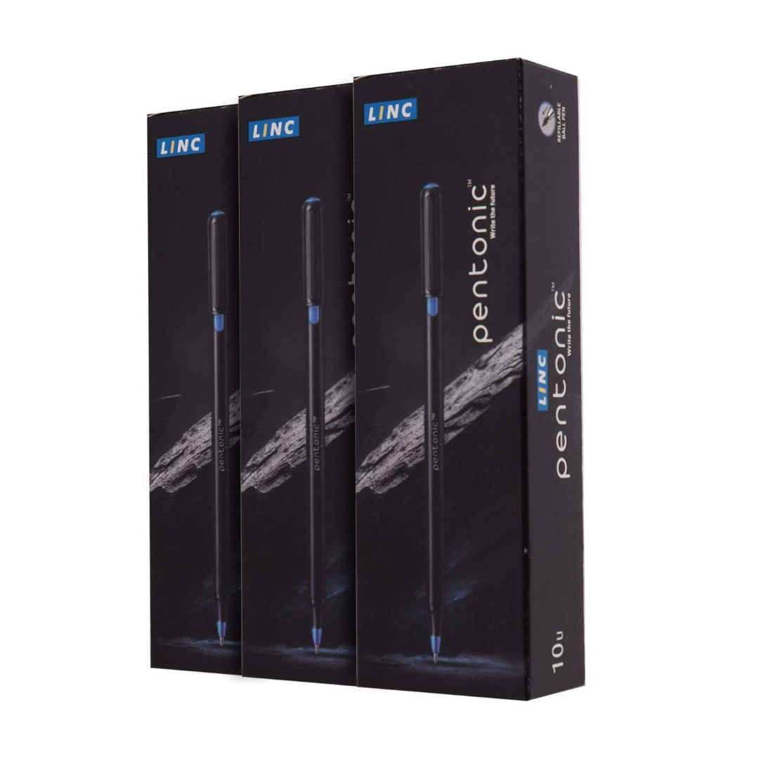 Pentonic Ball Pen Assorted, 0.7mm, 3 pieces