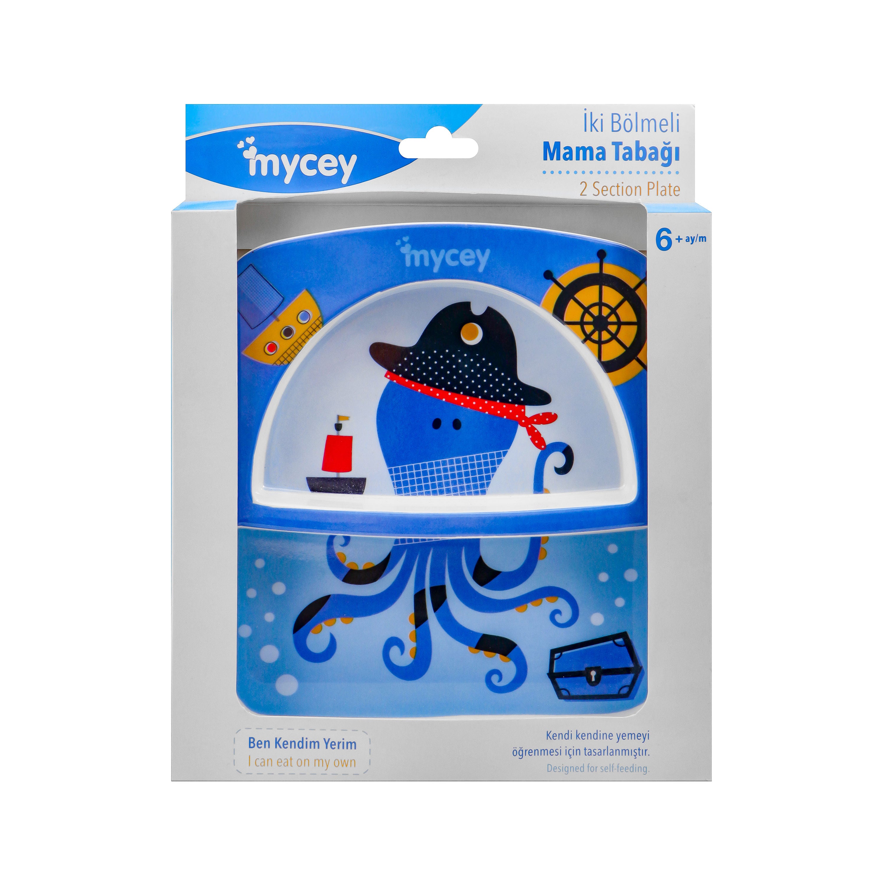 Mycey Two Section Plate