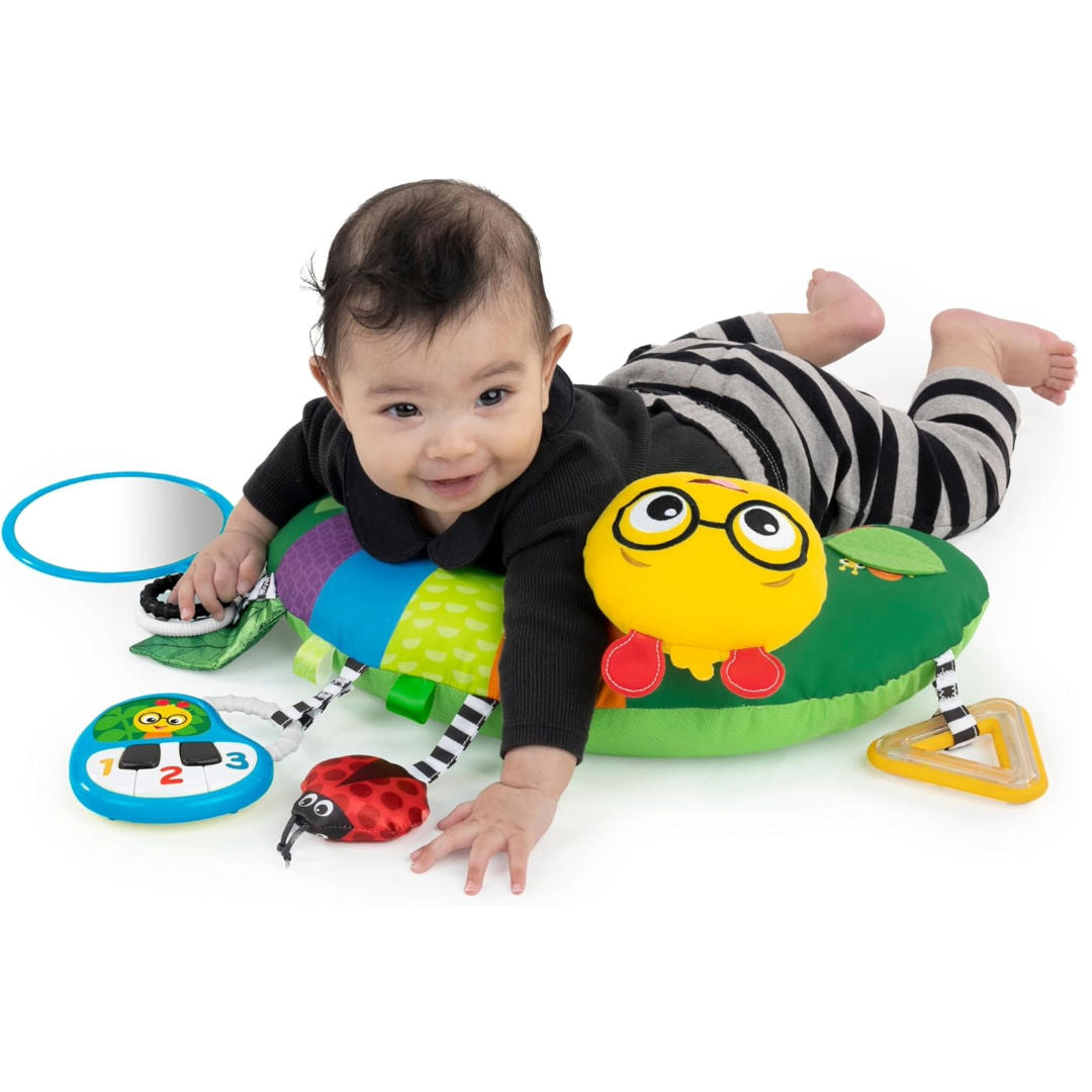 Baby Einstein Cal-a-Pillow Tummy Time Activity Pillow, 63.5x12.9x 38.86cm, 0-12 months