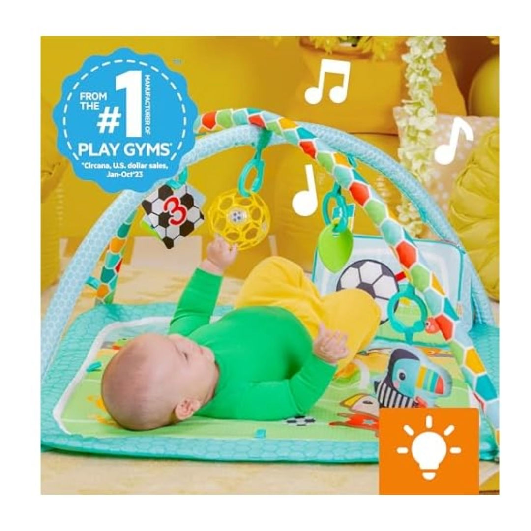 Bright Starts Grip & Kick Oball Activity Gym Playset, (73.9 x 73.9 x 47 cm)