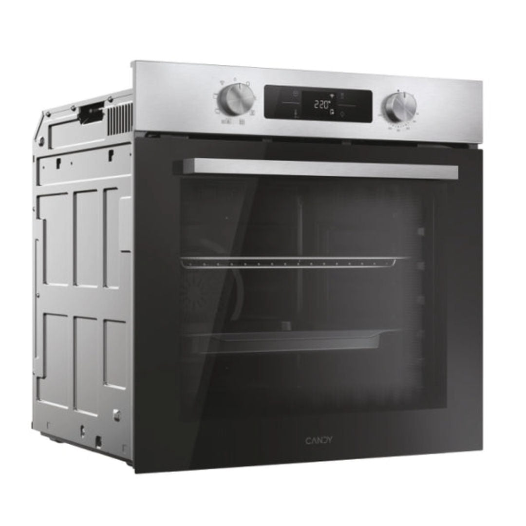 Candy Built-In Multifunction Oven 60cm, 71L, 9 Functions, Touch Timer, Inox, CA6 N1T1HTX