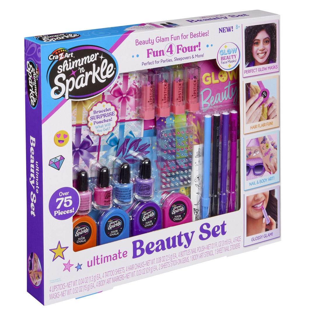 Cra-Z-Art Shimmer ‘n Sparkle Ultimate Beauty Set, 8+ Years