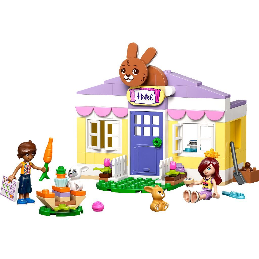 LEGO Friends Heartlake City Bunny Hotel Building Set for Ages 5+, 161 Pieces