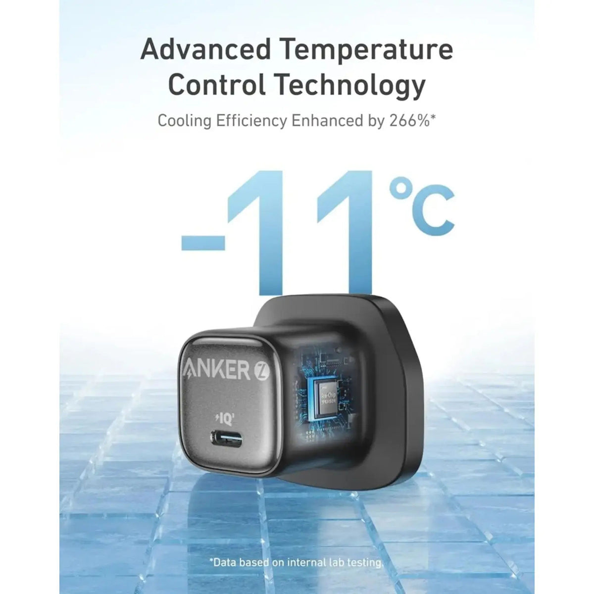 Anker Zolo 30W PD 3.0 USB-C GaN II Charger Compact Fast Charging Adapter, Black