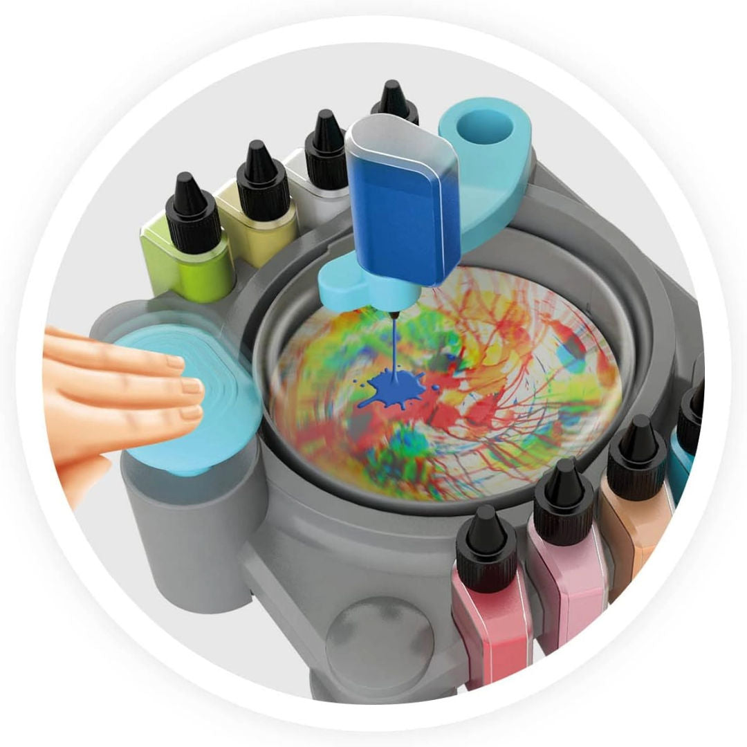 Buki France Professional Studio Spin Art DIY Paint Kit