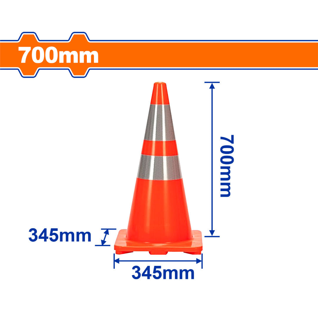 WADFOW Traffic Cone,1 PVC, Reflective Collars, Road Safety Cones