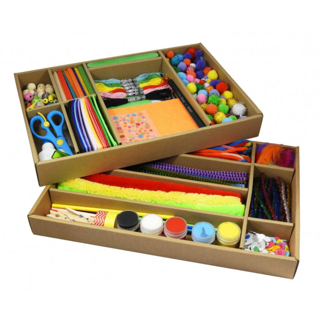 Buki France 4 All Kids DIY Activity Box with 20 Projects & 800+ Accessories