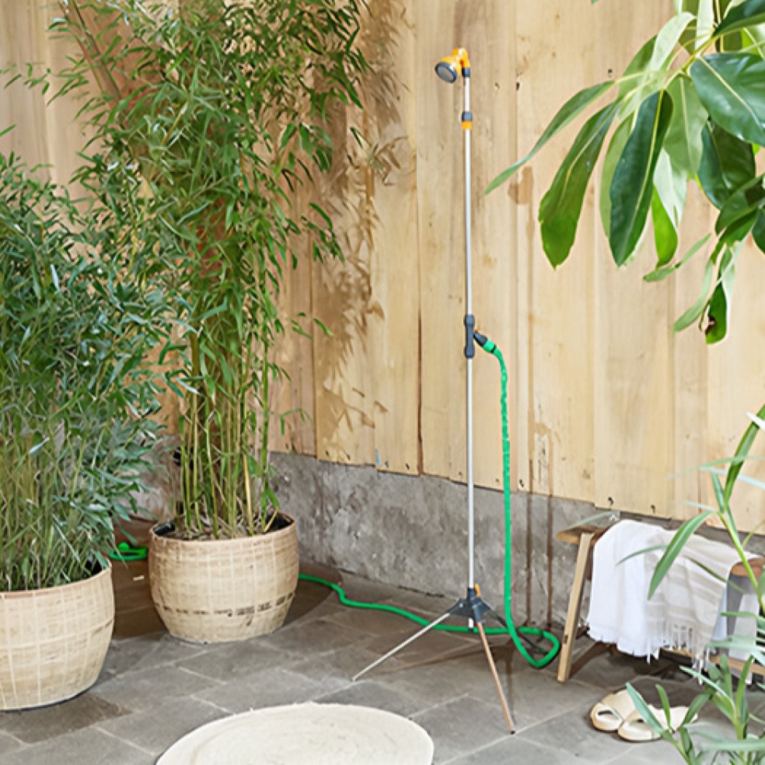 Portable Height Adjustable Garden Shower 1.6-2.15m
