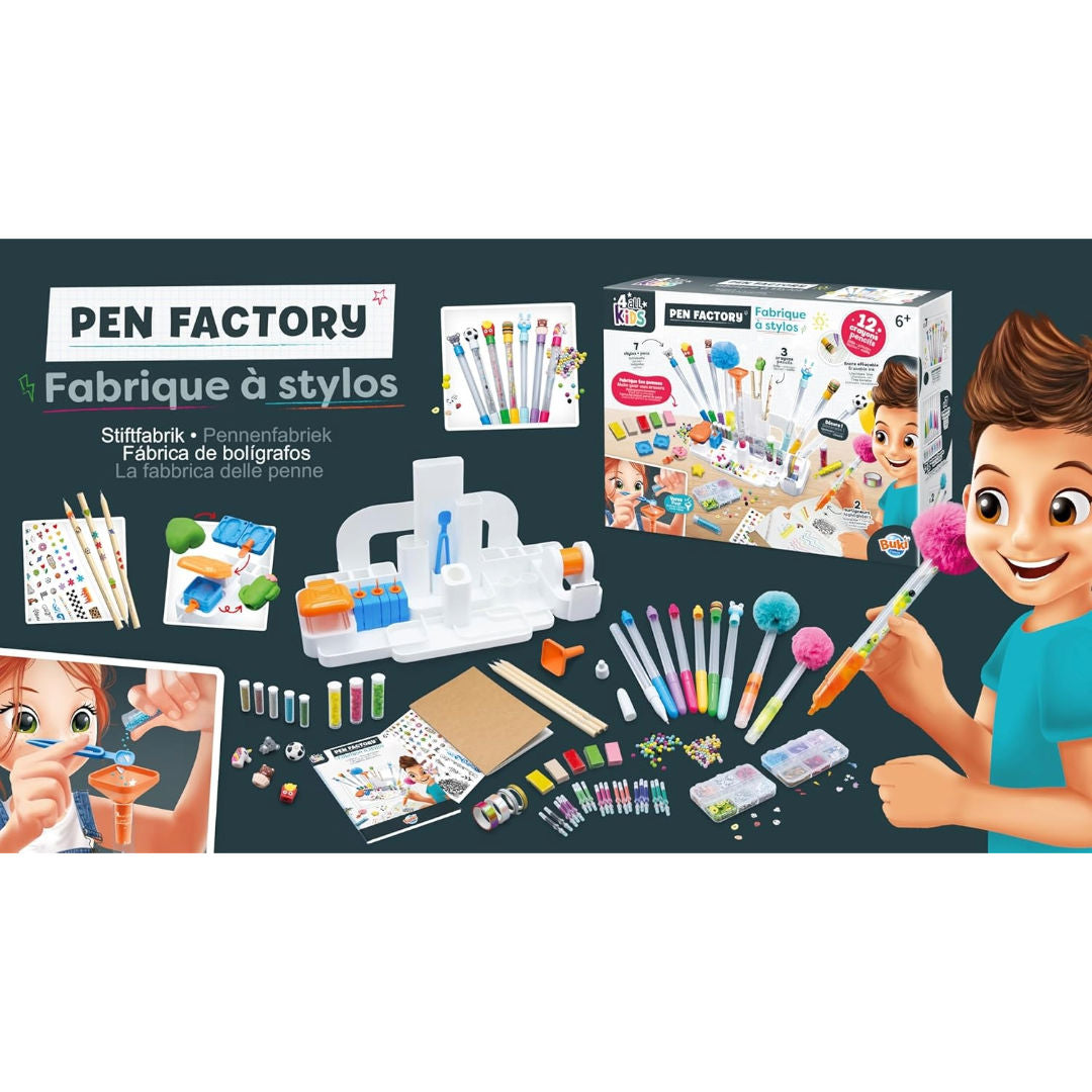 Buki France 4 All Kids Pen Factory Activity Kit, 6+ Years
