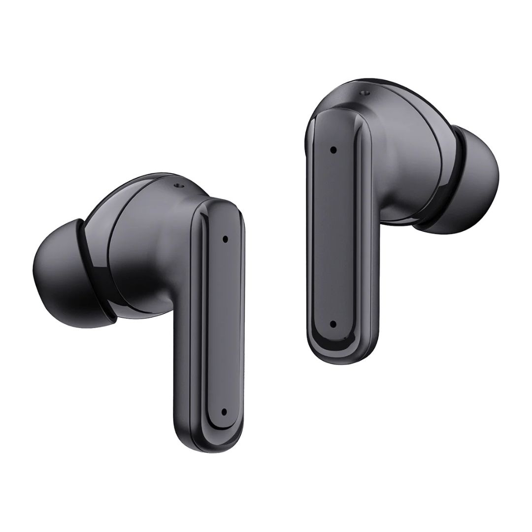 Powero Plus Lara ANC True Wireless Earbuds with Touch Display, Black
