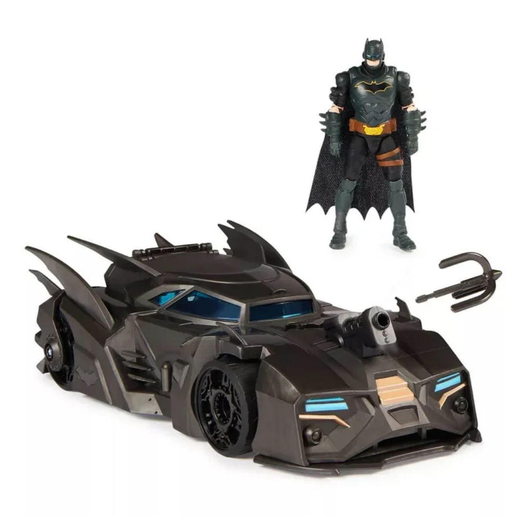 DC Comics Batman Crusader Batmobile Vehicle Playset, 10.16cm, For Age 4+ Years