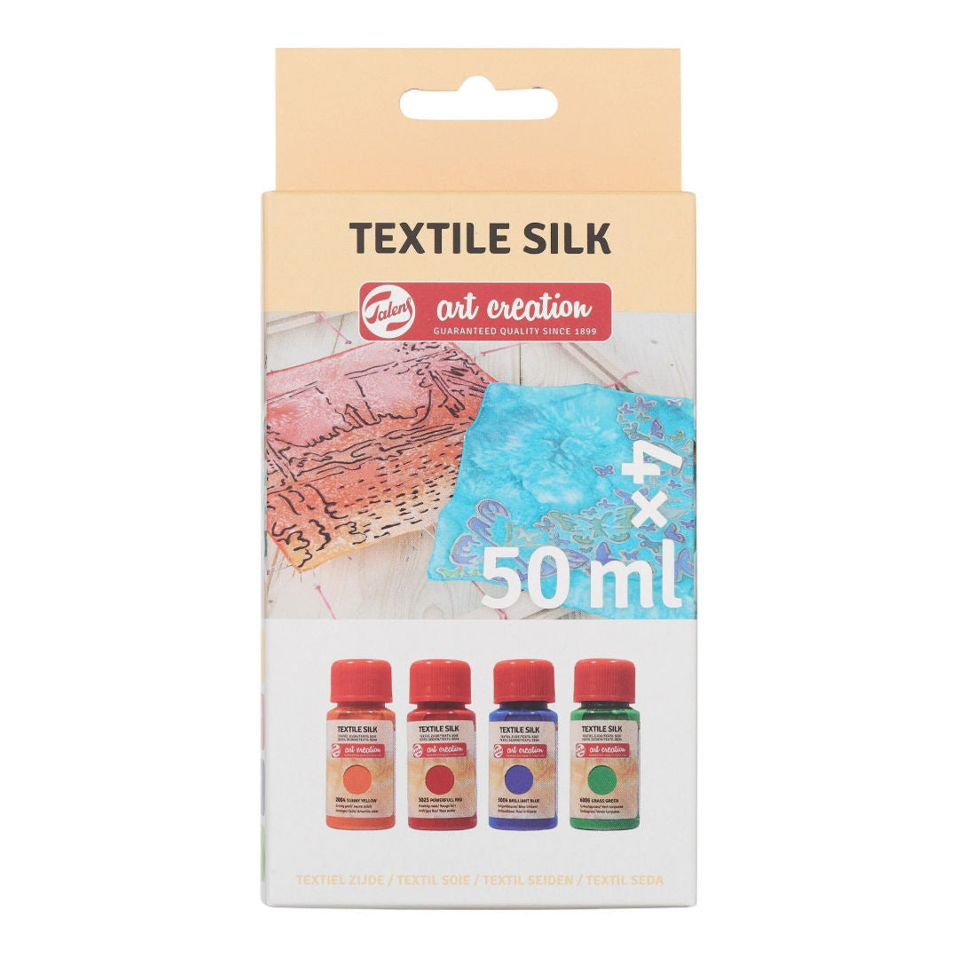 Royal Talens Textile Silk Colour Set, 4×50 ml, 403900001