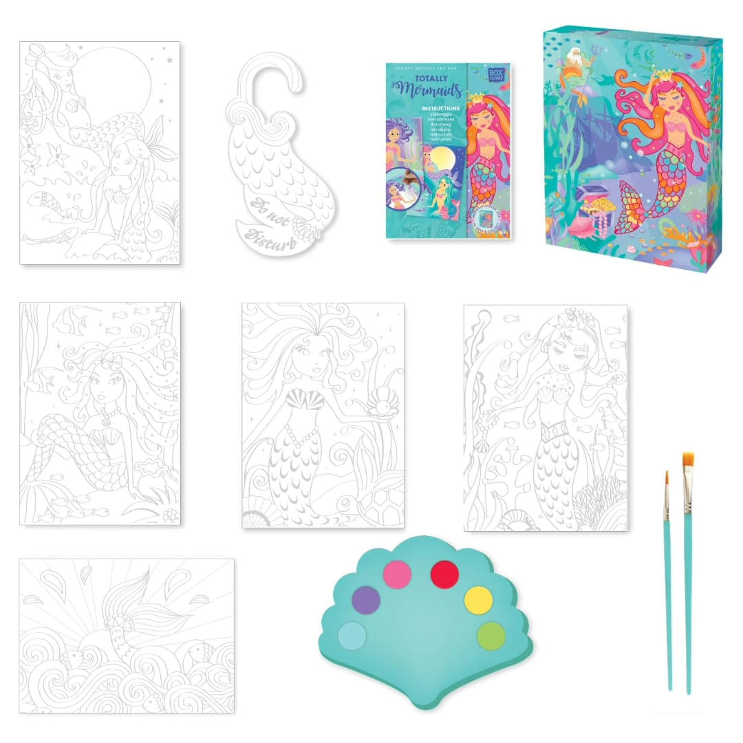 Box CanDIY Totally Mermaids Watercolor Art Set, 6+ years