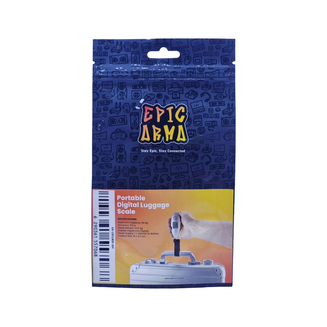 EPICARMA Portable Digital Luggage Scale Gray
