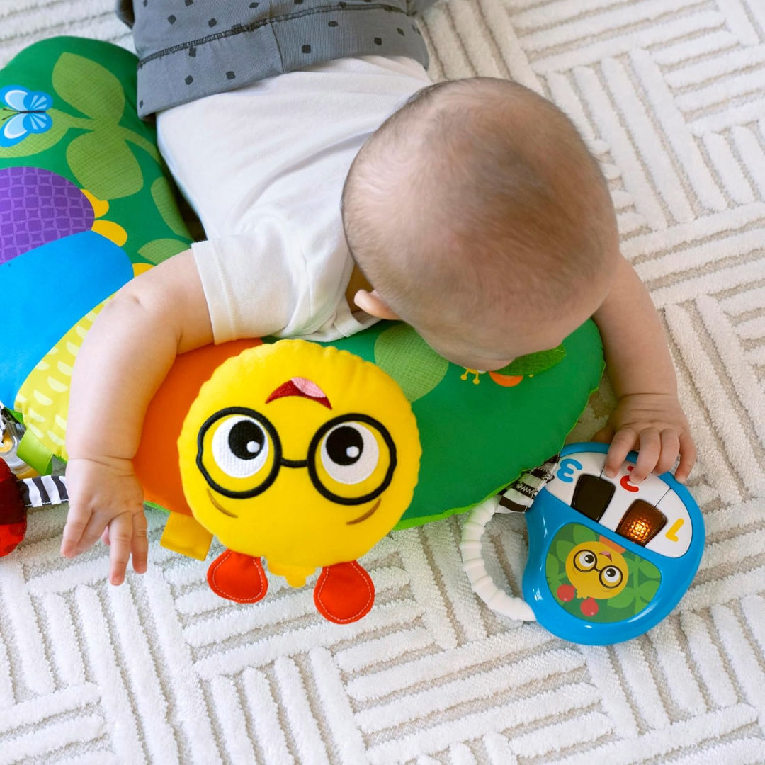 Baby Einstein Cal-a-Pillow Tummy Time Activity Pillow, 63.5x12.9x 38.86cm, 0-12 months