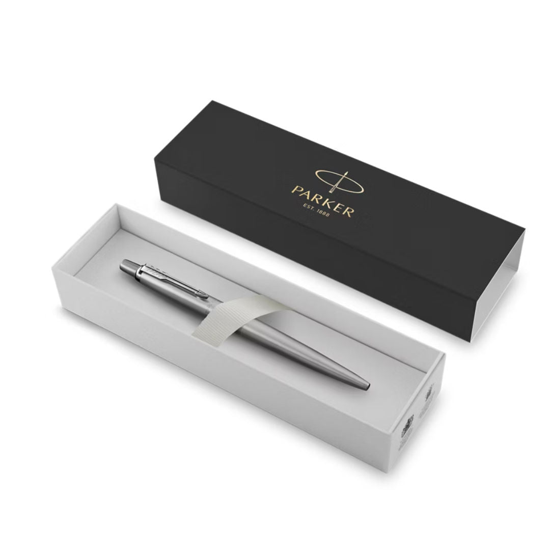 PARKER Jotter London, Stainless Steel, Chrome Trim, Ballpoint Pen