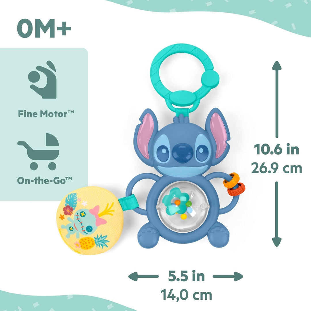 Bright Starts Disney Baby Lilo & Stitch Stitch Tummy Bright Starts Disney Baby Lilo & Stitch Stitch Tummy Tumble Activity Toy (14 x 26.9cm), 0 months+