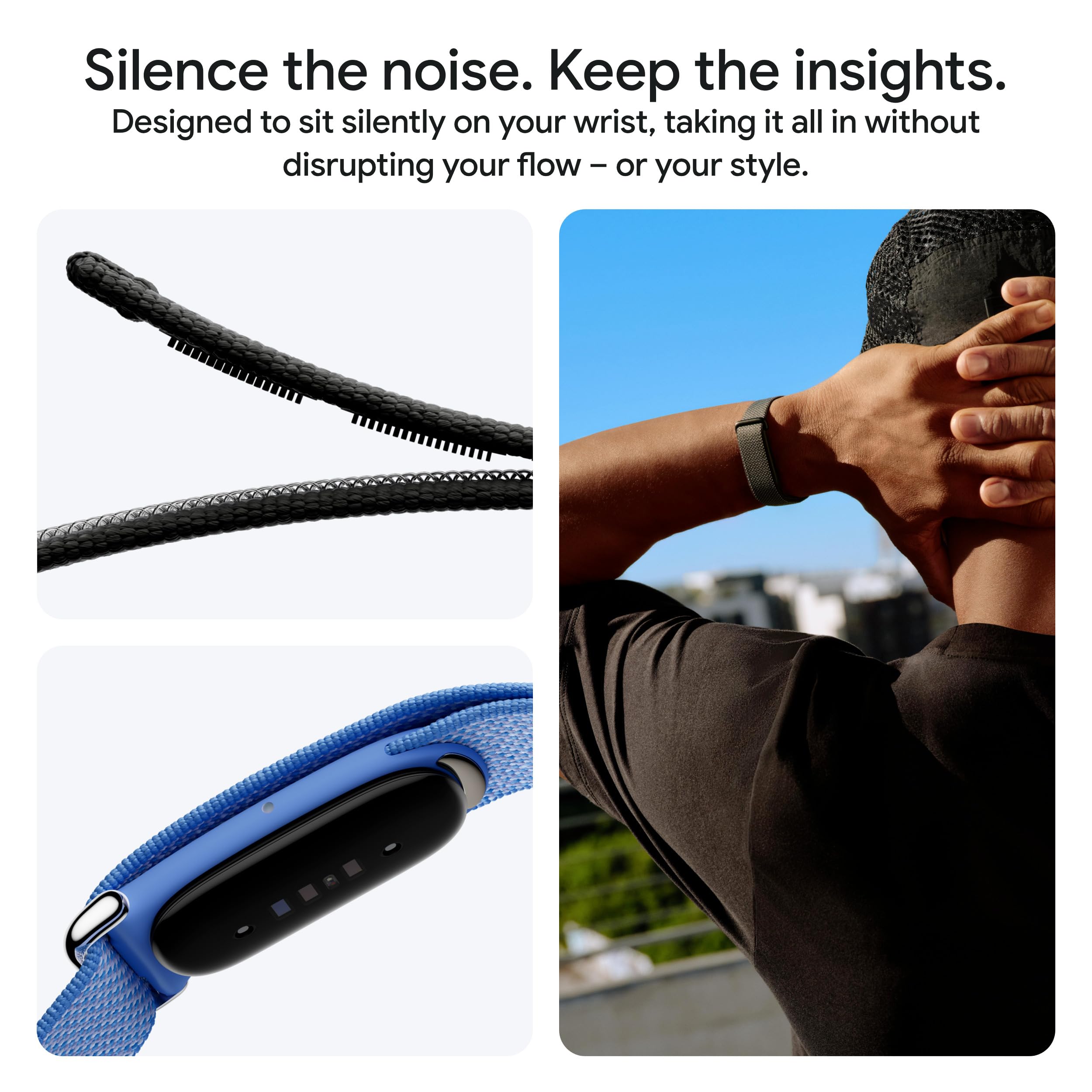 Google Fitbit Air Screenless Fitness & Health Tracking Band, Black