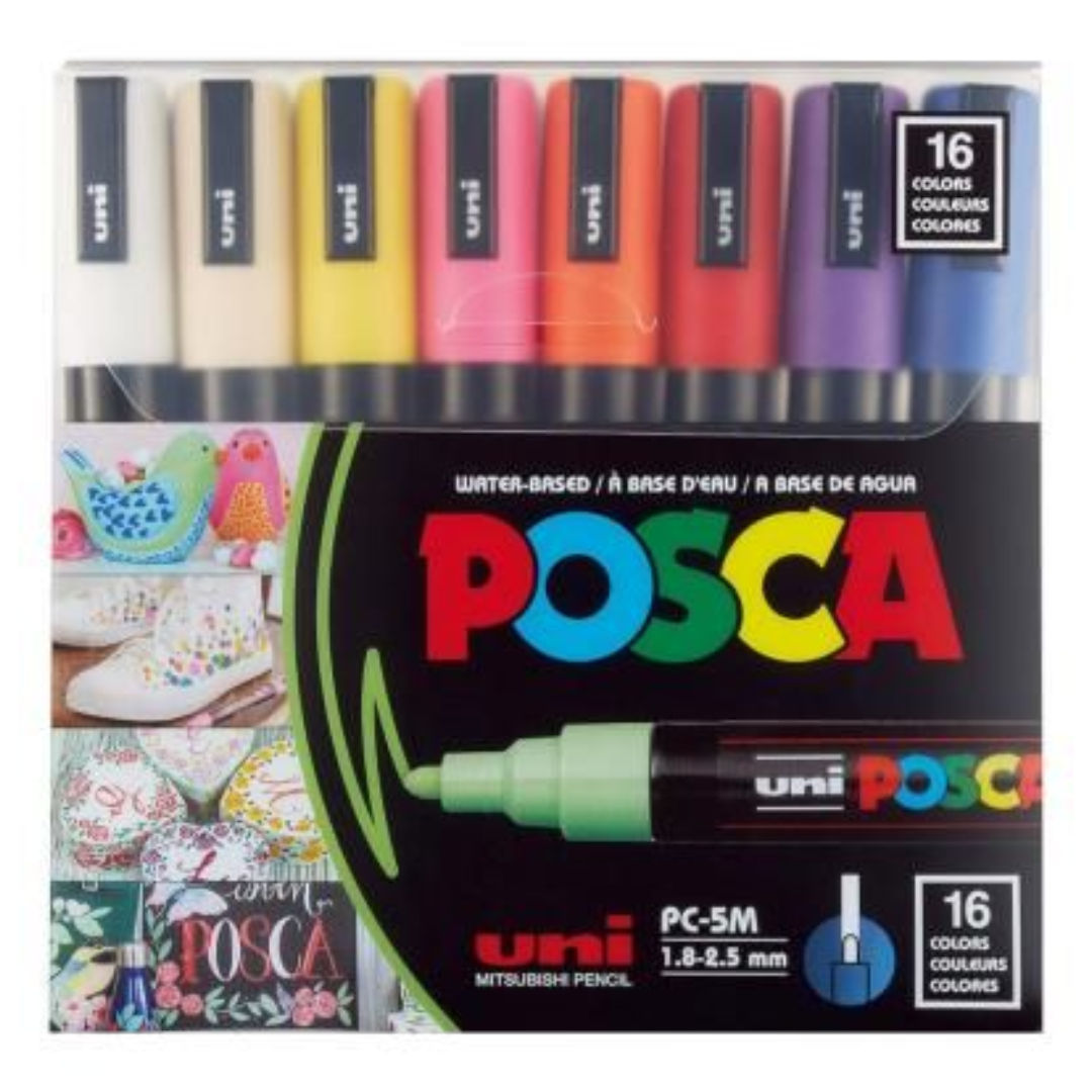 Uni-ball Posca Bullet Markers, 1.8–2.5mm