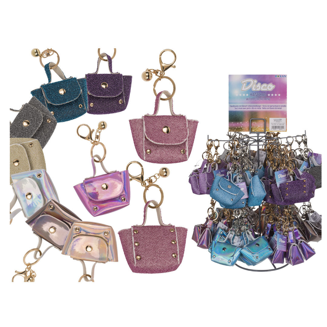 The Blue Hand Bag with Metal Key Ring, 230044