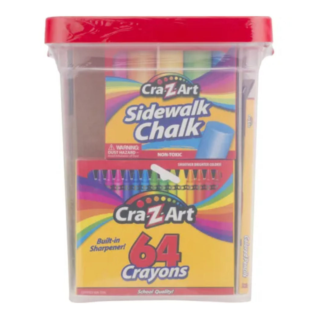 Cra-Z-Art Ultimate Art Extravaganza Tub, 130 Pieces, 4+ Years