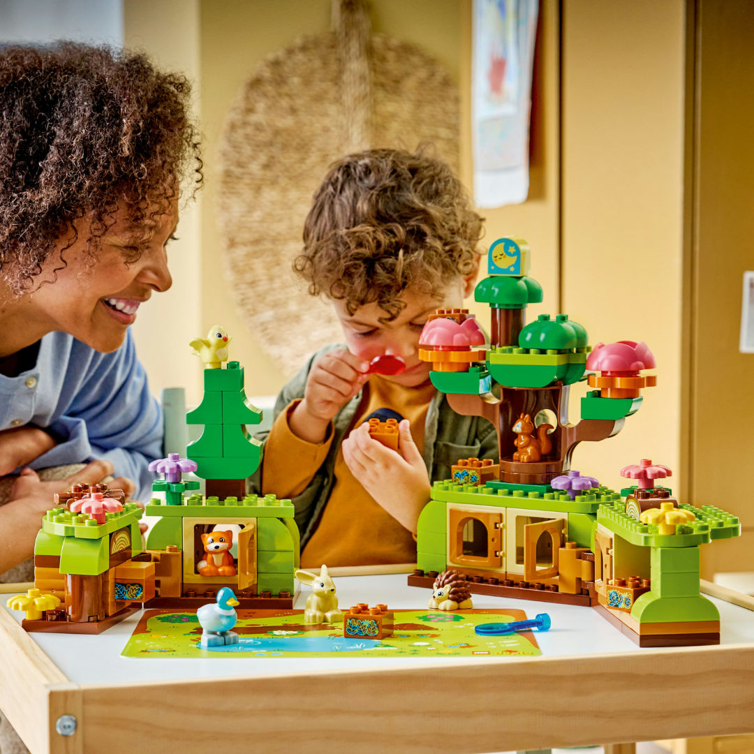 LEGO DUPLO Discovery Forest With Wild Animals Building Set, For Age 3+ Years