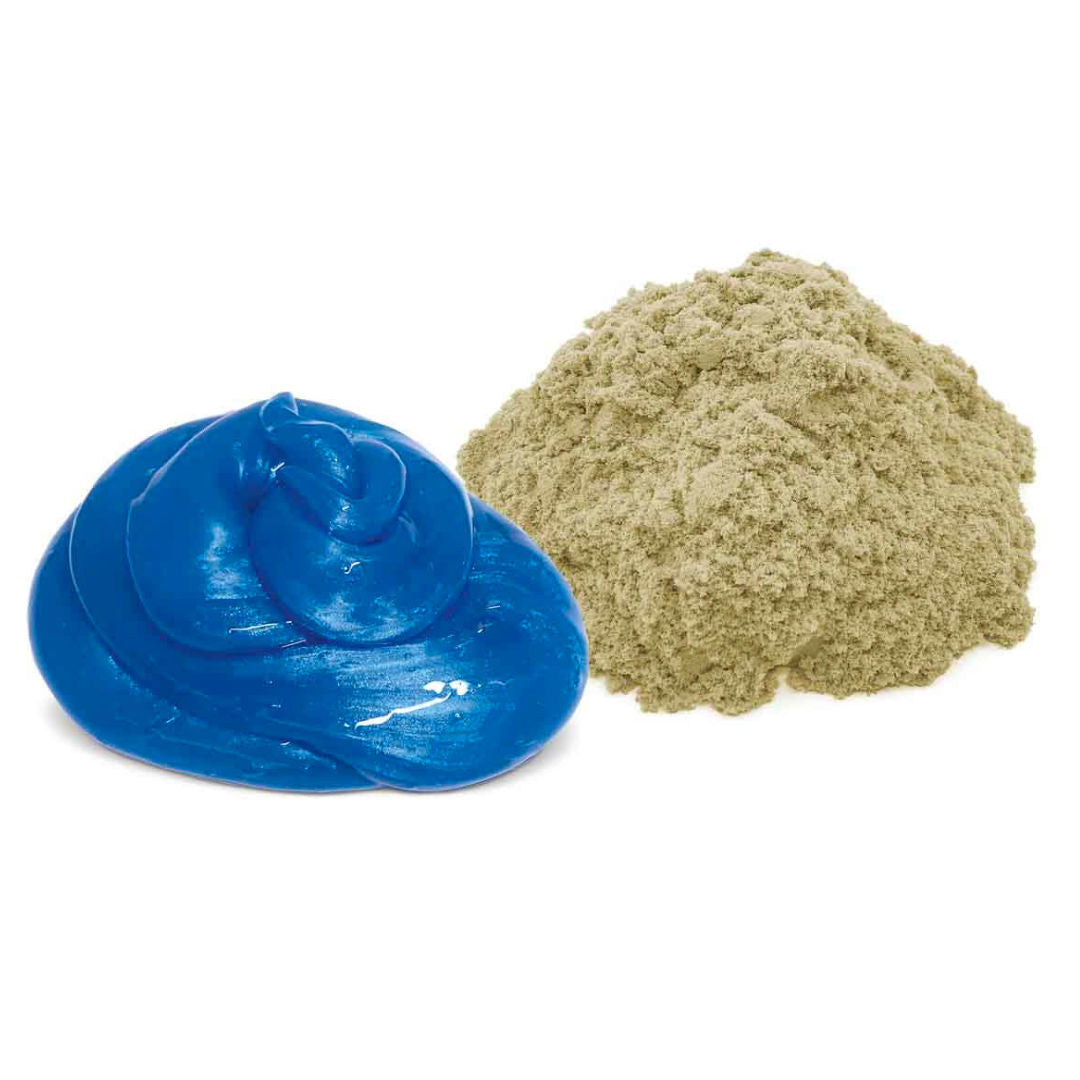 Cra-Z-Slimy 2-in-1 Metallic Slime & Sand Combo Bucket, For Age 6+ Years