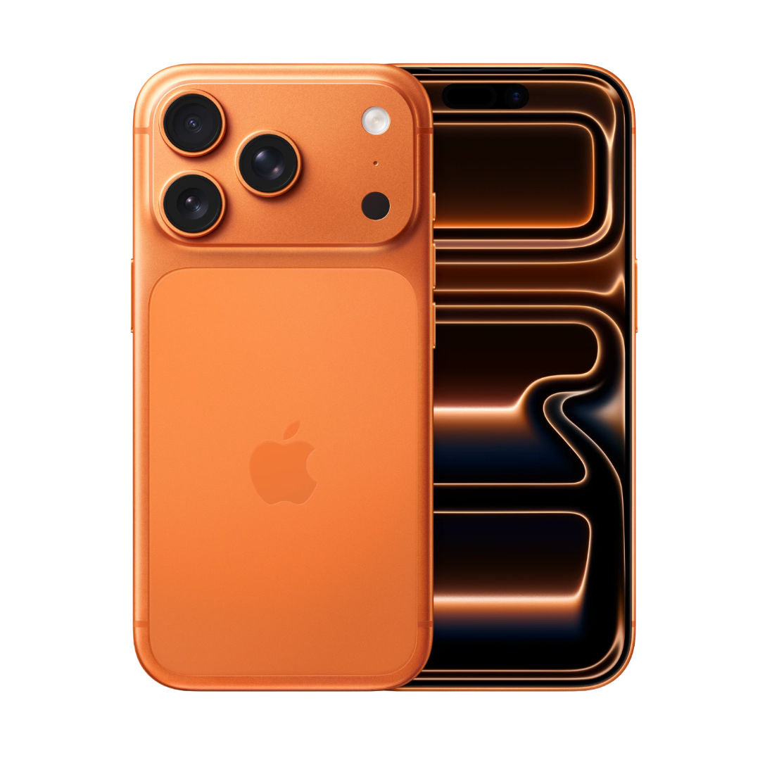 Apple iPhone 17 Pro 5G Smartphone, 6.3-inch Display, A19 Pro Chip, Cosmic Orange
