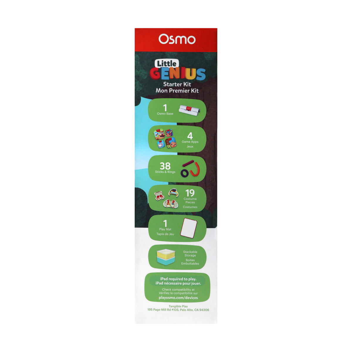 Osmo Little Genius Starter Kit for iPad, US Version, 2019