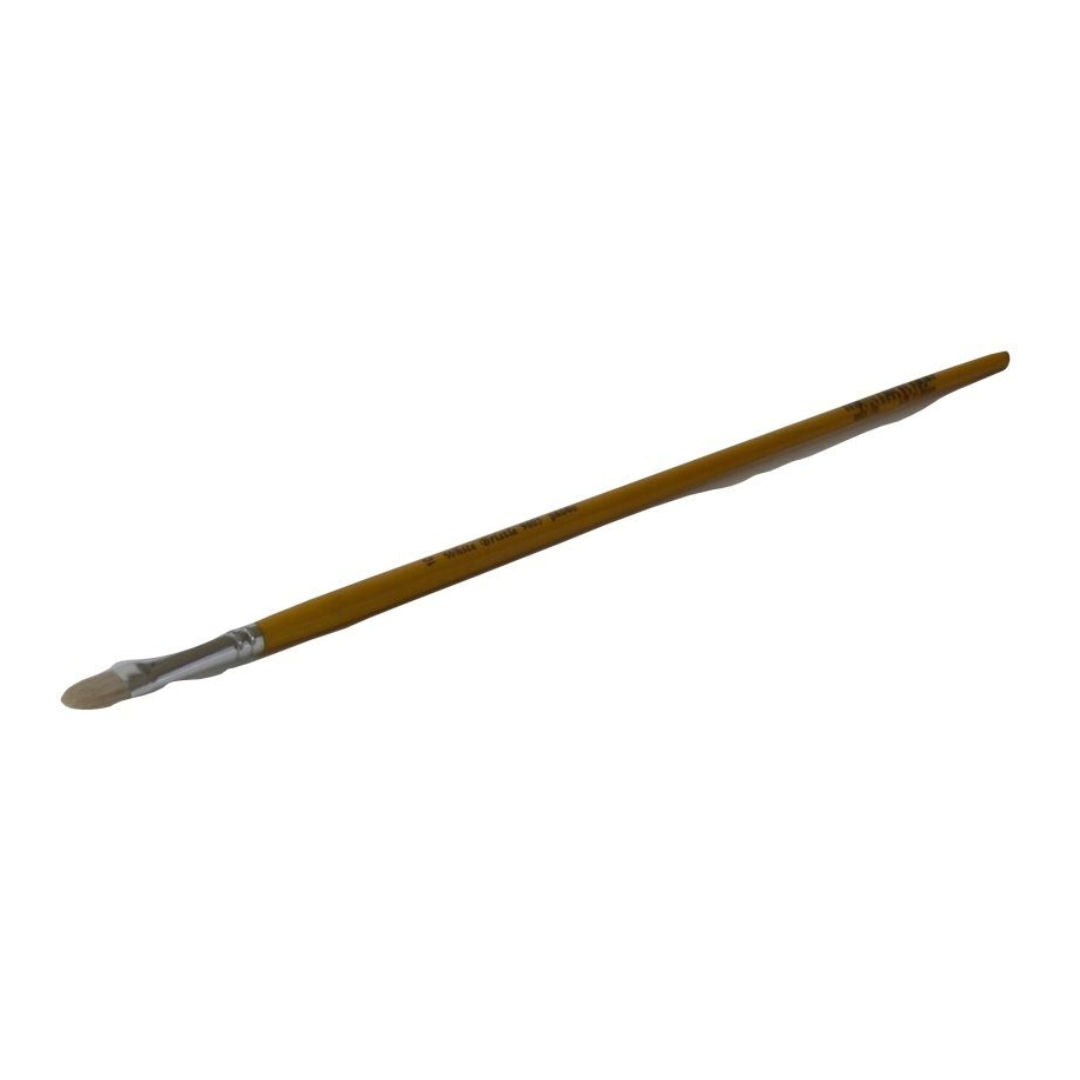 Pebeo Flat White Bristle Brush