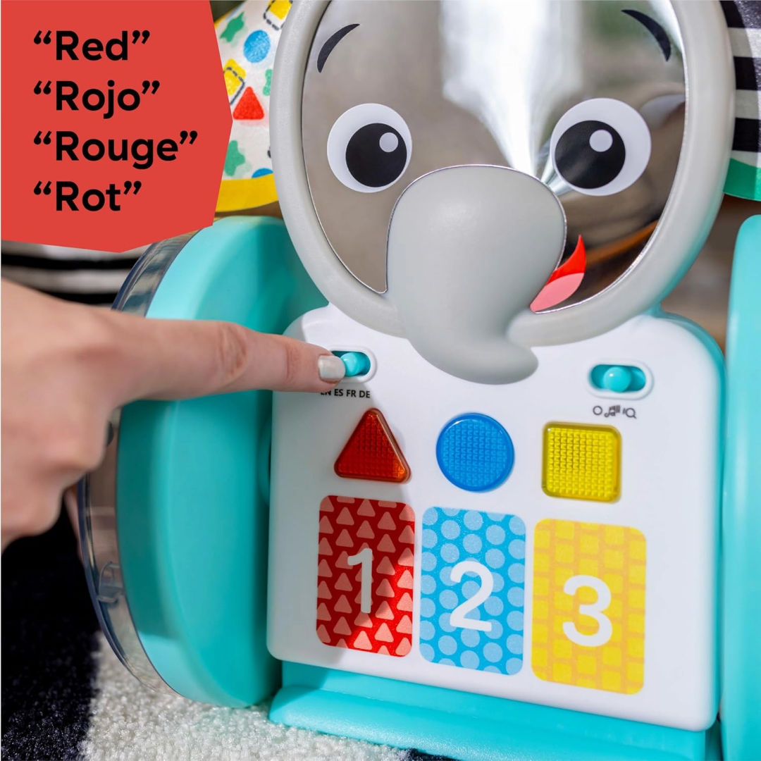 Baby Einstein Chase & Tap Earl Interactive Crawling Toy, 6 Months+
