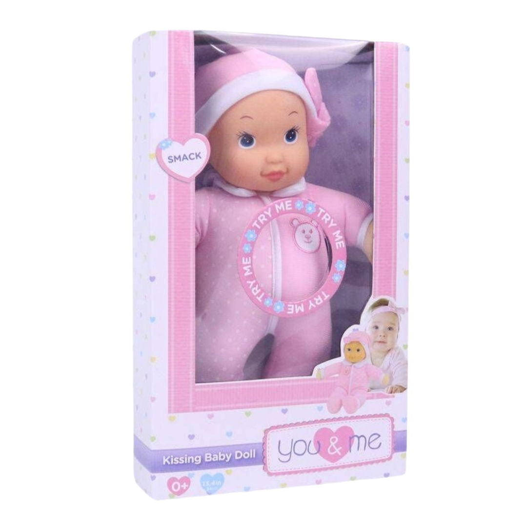 Bambolina My First Kissing Baby Doll, 34cm