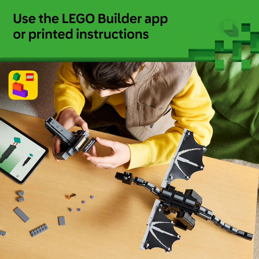 LEGO Minecraft The Ender Dragon Building Set-710 Pieces, For Age 10+ Years