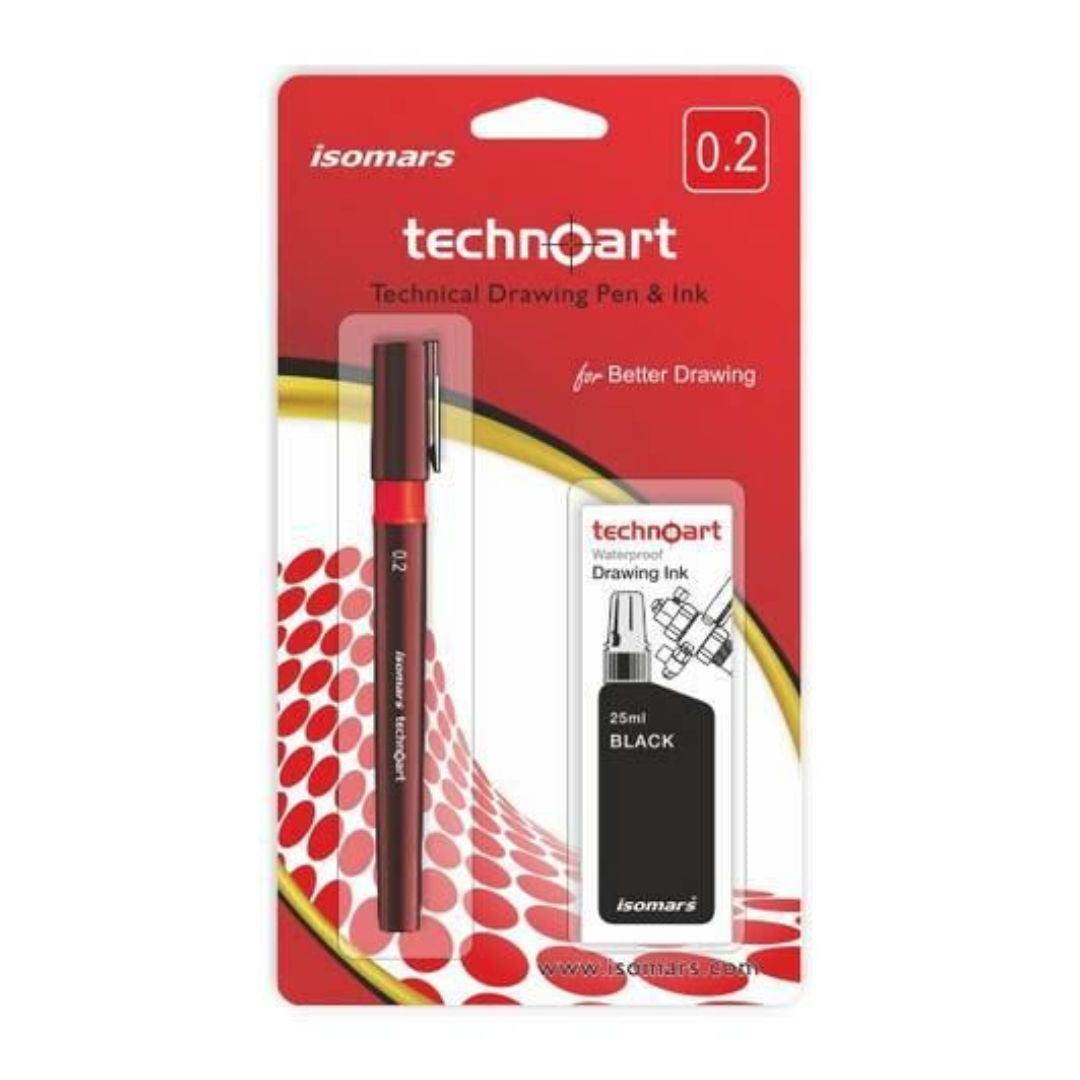 isomars Technical Drawing Pen & Ink Set