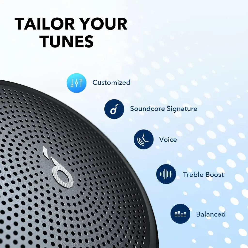Anker Soundcore Mini 3 Bluetooth Speaker, 360° Sound, IPX7 Waterproof, 15H Playtime, Black