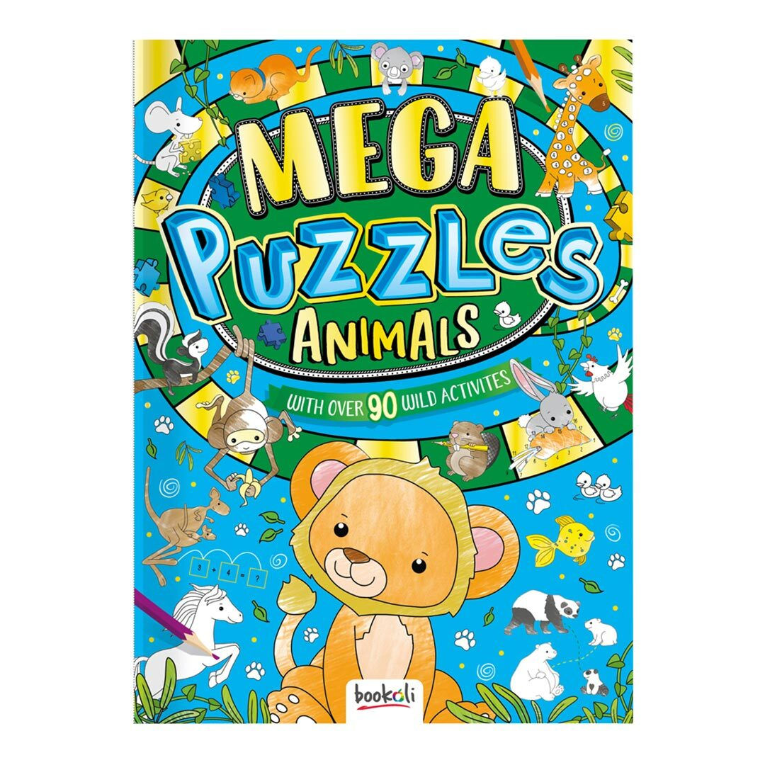 Bookoli Mega Puzzles Animals Activity Learning Book