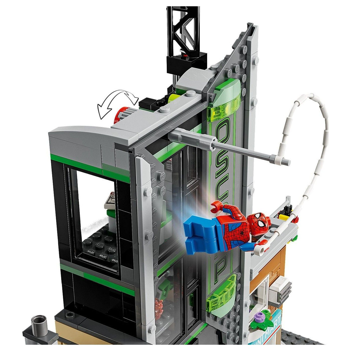 LEGO Marvel Spider-Man vs. Oscorp Building Play Set, For Age 10+ Years