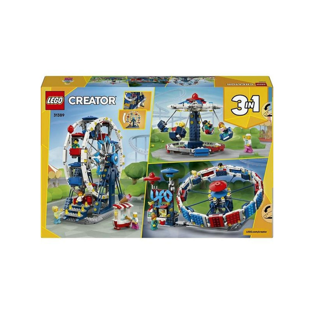 LEGO Creator 3-in-1 Iconic Ferris Wheel Building Toy Set, For Age 8+ Years