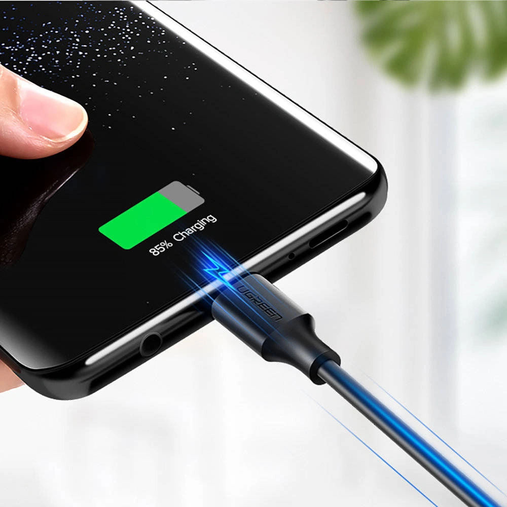 UGREEN US287 USB-A to USB-C 3A QC3.0 Fast Charging Cable, 2 Meter