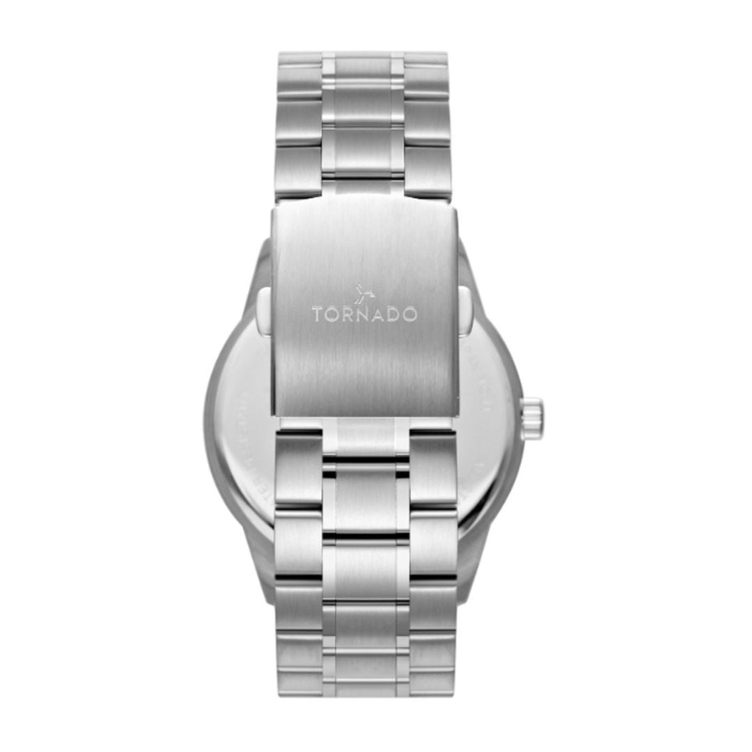 Tornado Men's Analog Black Dial Watch, T24007-Sbsb