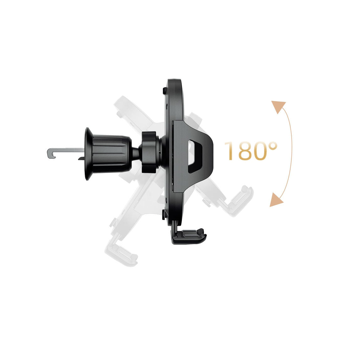 DUDAO F2+ Phone Holder for Air Vent, Clamp, Black