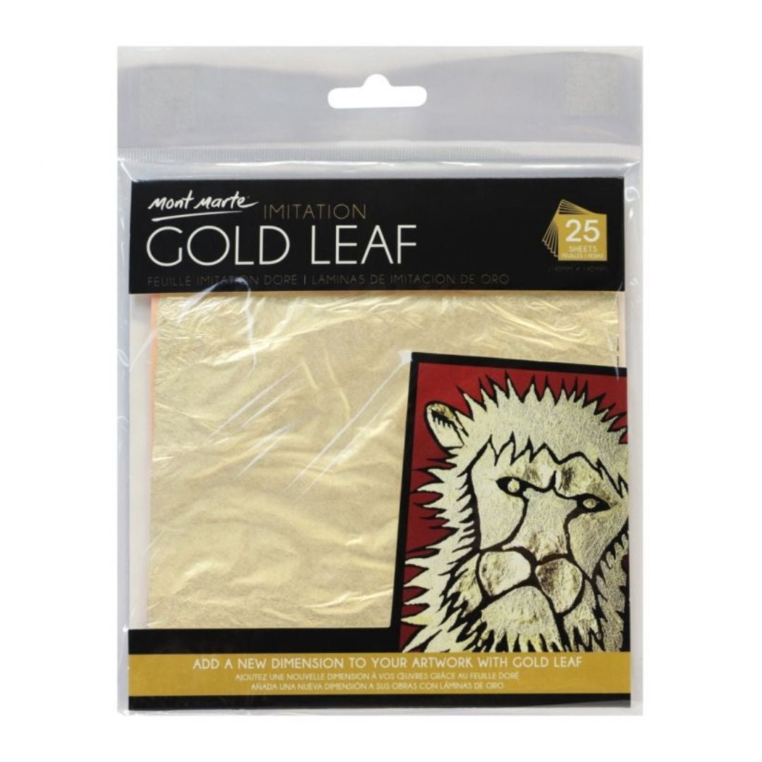 Mont Marte Imitation Leaf Signature, 14x14cm, 25 Sheets