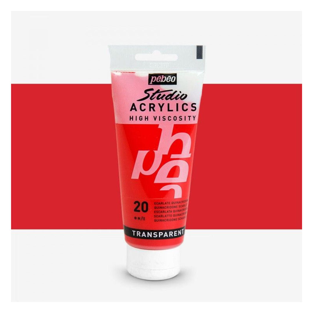 Pebeo Acrylic Paint, Transparent, 100 ml